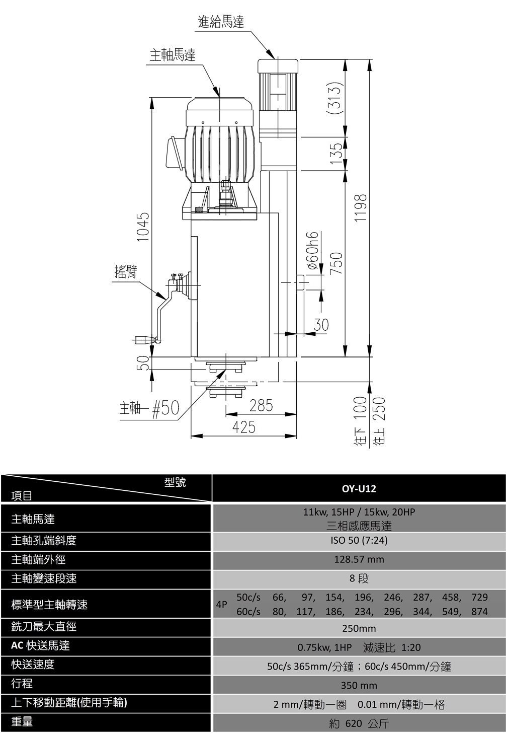 XGY-U12 搪銑削頭